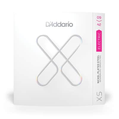 D'Addario XS Nickel Coated Electric Guitar Strings, 9-42 Extra Light image 1