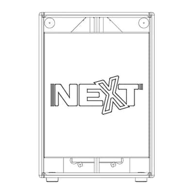 NEXT PRO AUDIO HFA112s Powered 12" Band-Pass Subwoofer – Active DJ & PA Bass Speaker image 5