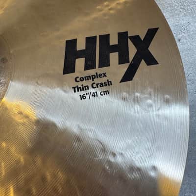 Sabian 16" HHX Complex Thin Crash Cymbal 2019 - Present - Natural image 4