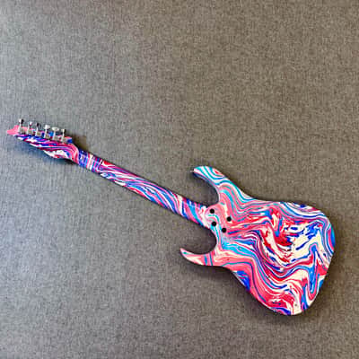 Ibanez RG1570 MOD DNA Multi Color Swirl Paint Jem image 4
