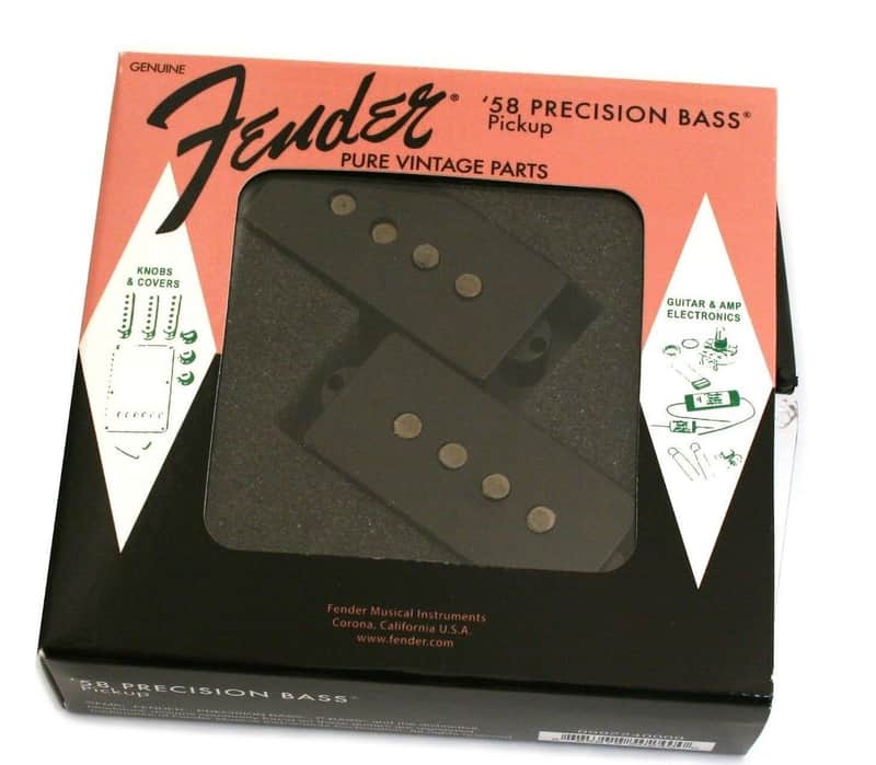 Fender USA '58 Pure Vintage P Precision Bass Pickup Set 099-2240-000 image 1