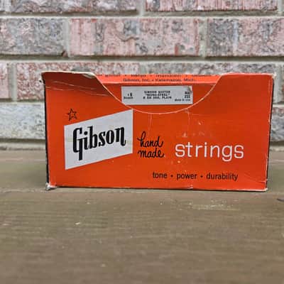 Vintage 1960's Gibson Guitar String Counter Top Display Box w/ String Boxes, Strings! image 2