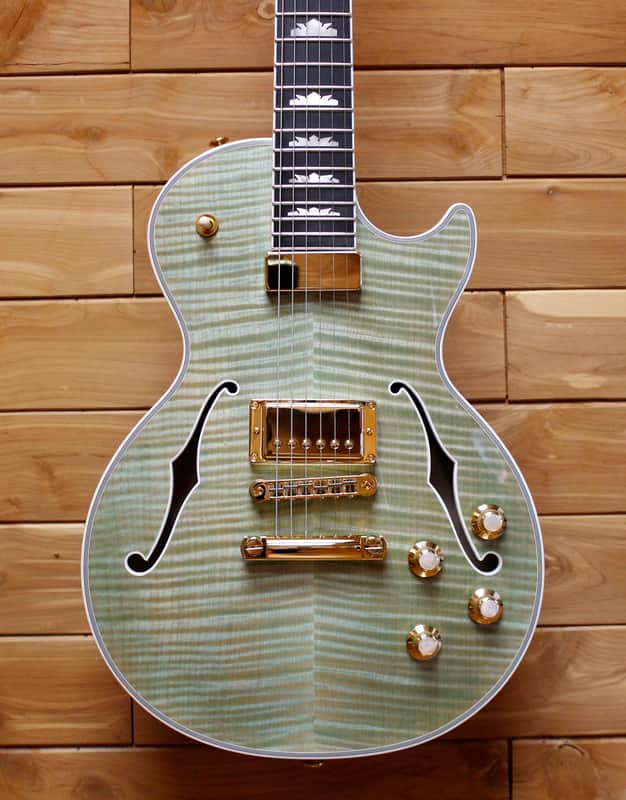 Gibson 2015 Les Paul Supreme Seafoam Green Electric Guitar LPSU15SGGH image 1