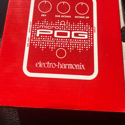 Electro-Harmonix Micro POG Polyphonic Octave Generator 2007 - Present - Red / Gray image 2