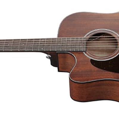 Ibanez AW54LCE OPN Left Handed Acoustic Electric Guitar. Open Pore Natural image 8