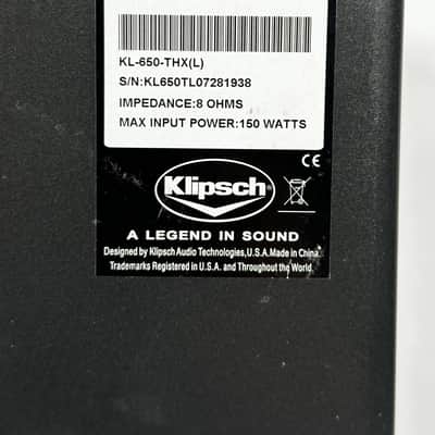 Klipsch KL-650-THX(L) Home Theater Speaker (Single) image 10