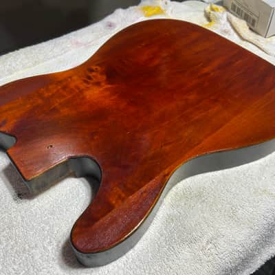 Tobacco Burst Basswood T-style guitar body - USA! image 8
