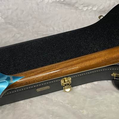 NEW! Gibson Les Paul Custom Axcess - One Of A Kind - ABSOLUTELY KILLER Flame Underneath Ice Blue Sparkle Finish! Only 7.5 lbs - Stinger Headstock - Authorized Dealer - G07381 image 13