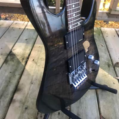 1987 Lado Canadian Classic II Neck-Thru Tobacco Burst Maple Top with OHSC image 3