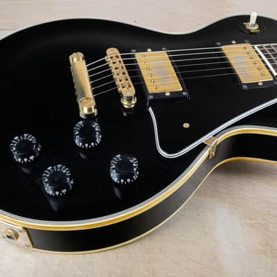 Orville by Gibson LPC Les Paul Custom MIJ 1991 Ebony USA Piickups Lacquer Finish w/ Bag image 4