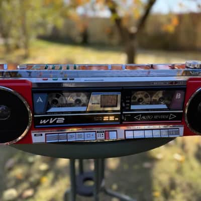 Sanyo MR-WV2(R)  👉MINT Rare Vintage Cassette Deck Boombox Japan Serviced Warranty image 17
