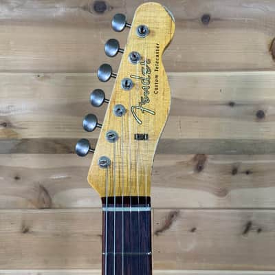 Fender Custom Shop 1960 Telecaster Heavy Relic Electric Guitar - Chocolate 3 Color Sunburst image 3