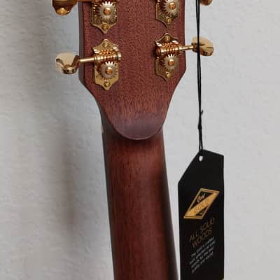 Cort Gold Series A6 Solid Sitka Spruce/Mahogany Auditorium Cutaway with Electronics 2010s - Natural Glossy image 7