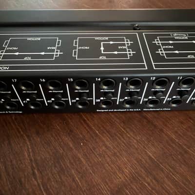 ART P48 Rackmount 48-Point Balanced TRS Patchbay 2019 - Present - Black image 6