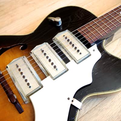 1960s Truetone Swingmaster by Kay K673 Vintage Electric Guitar Barney Kessel image 8