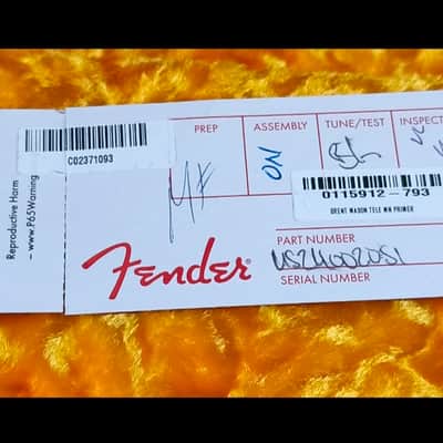 Fender Brent Mason Signature Telecaster 2024 Primer Gray image 11