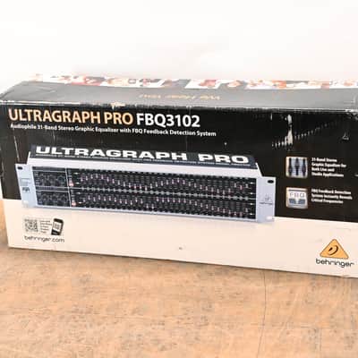 Behringer ULTRAGRAPH PRO FBQ3102 Dual 31-Band Graphic Equalizer CG01NNK image 14