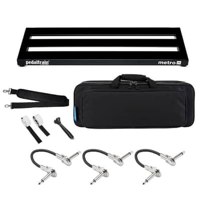 New Pedaltrain Metro 24 Guitar Effects Pedal Board with Soft Case & Patch Cables image 1