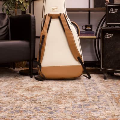 Used Gibson Custom Dreadnought Acoustic Guitar Case, Off-White image 2