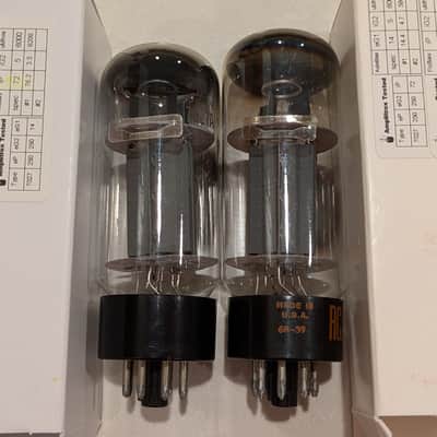 7027A RCA NOS Testing Matched Pair Tubes Dual Halo Getters / 7027 #2 image 5