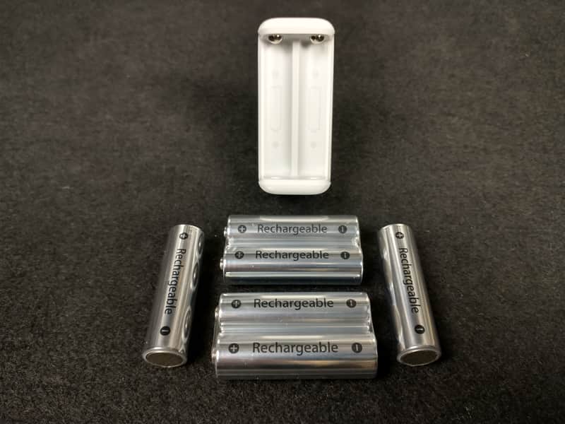 Apple Battery Charger Rechargeable AA Batteries w/ 6 Apple AA Batteries image 1