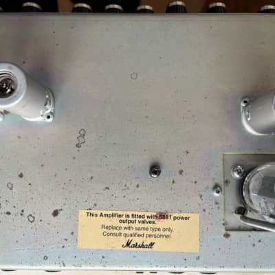 Marshall 6100 LM new caps 30th Anniversary 3 Channel 100 W Head 1992 - 1997 Black image 11