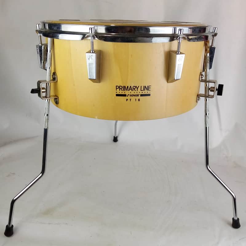Sonor Timpani-Tom Drum PT-16' x7.5" Primary Line Made In Germany 8Ply Nat. Beech image 1