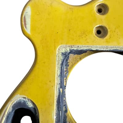 Custom Yellow Finish Mini Guitar Pignose Style Body image 3