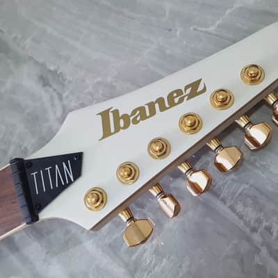 LOADED Ibanez Neck JBM10FX - Pearl White Matte w/ Magnum GOLD image 1
