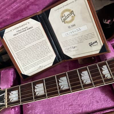 🔥 Gibson J-200 True Vintage 2007 - 2013 - Natural with Cover J 200 image 7