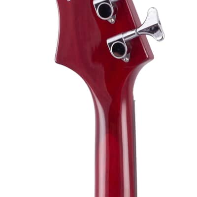 Eastwood Newport Solid Mahogany Body One Piece Set Mahogany Neck 4-String Electric Bass Guitar image 8