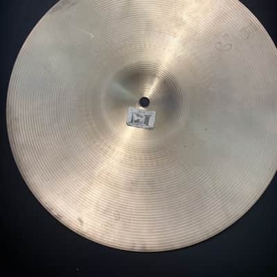 Zildjian 14” A Custom Hi-Hat Top with 14” A New Beat bottom  Mid-2000s - Brilliant - Custom Hybrid Frankenset - 998g/1451g image 5