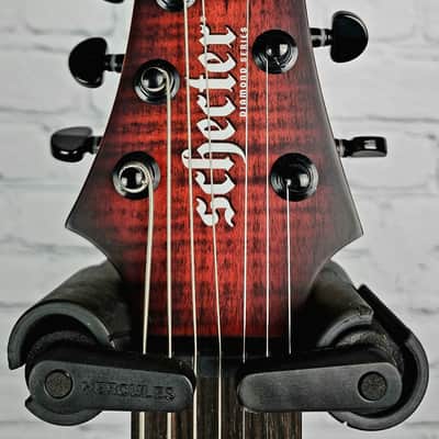 Schecter Sunset 7 Extreme 7 String Electric Guitar Scarlet Burst image 6