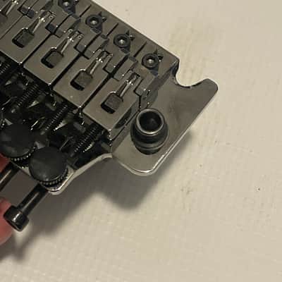 2000's Schaller Original Made in Germany Cosmo/Black Chrome Floyd Rose Electric Guitar Tremolo Bridge & Arm Set image 21