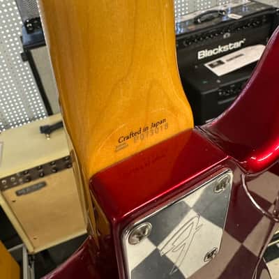 Fender MG-69 Mustang Reissue MIJ Competition Stripe Red image 11