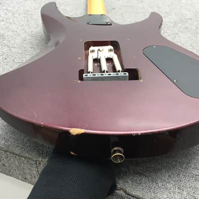 Aria Pro II VP-40 Lefty Dark Red Left handed superstrat with unique inlay image 14