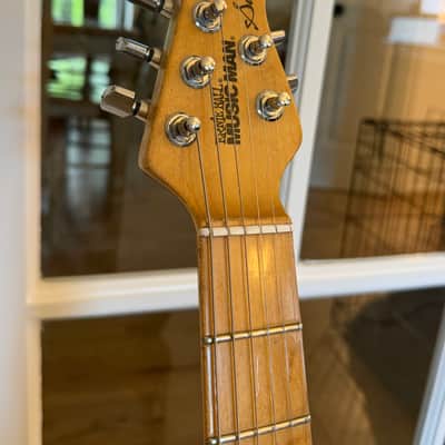 Ernie Ball Music Man Silhouette HSH HT with Maple Fretboard 1994 - 2007 - Black image 8
