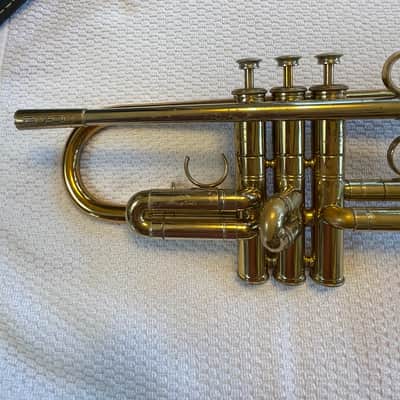 Selmer Paris Trumpet B700 1977 - Rose Brass, yellow Brass, nickel silver image 3