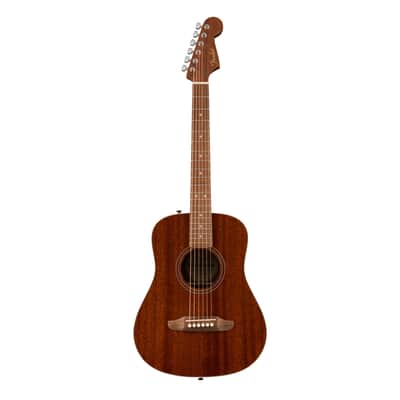 Fender California Standard Redondo Mini with Bag and Sapele Top (Natural Sapele) image 1