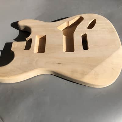 Guitar Body Basswood Wood High Quality Bolt on HH ST Unfinished image 3