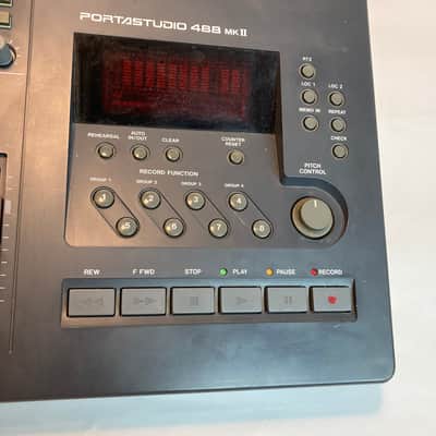 TASCAM Portastudio 488 Pro Serviced, w New Belt + C Gear! Clean! MKII 8-Track Cassette Recorder 1990s - Gray image 2