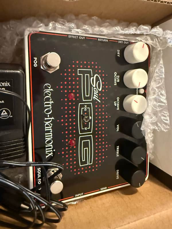Electro-Harmonix Soul POG Multi-Effects Pedal 2016 - Present - Black / Red image 1