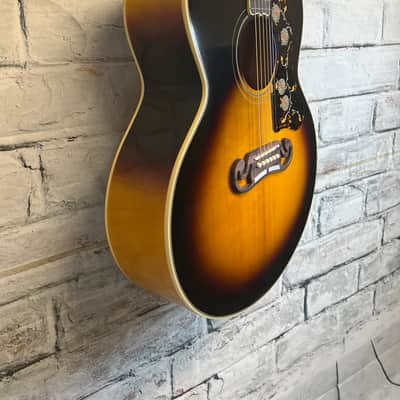 Epiphone "Inspired by Gibson Custom" '57 SJ-200 Reissue with Rosewood Fretboard -- Vintage Sunburst image 4