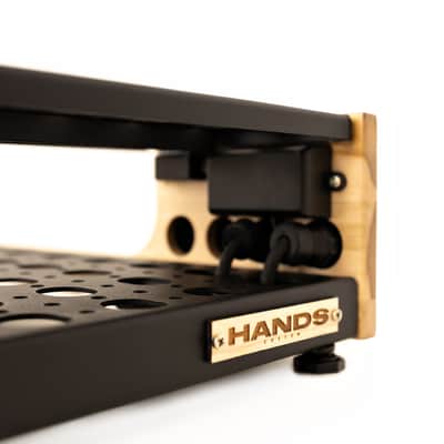 Pedalboard VTX 12x20 With Softcase Luxury - Natural Teak - with Riser - Hands Custom image 6
