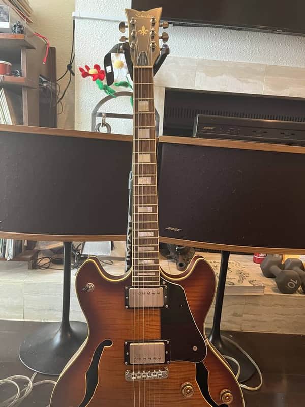 Schecter Diamond Series Corsair Custom w/ Bigsby - Vintage Sunburst image 1