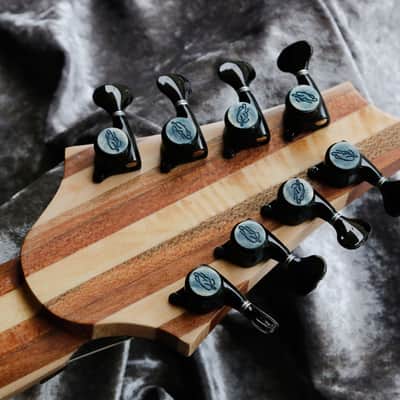 GB Liuteria Custom Boutique kapooya 8 string fanned Lichtenberg effect edition image 6