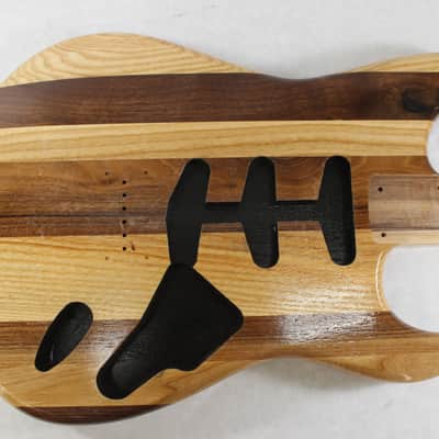 Butcher Block SSS guitar body - fits Fender Strat Stratocaster necks J911 image 1