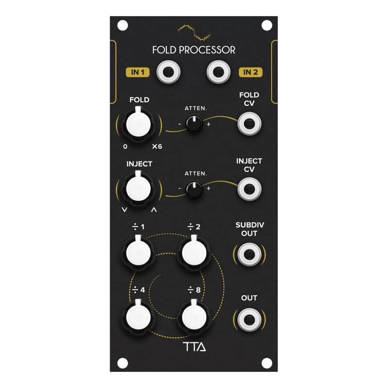 TipTop Audio Fold Eurorack Wavefolder Module (Black) image 1