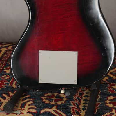 Hofner 176 Deluxe 1960s - Ruby Shaded w white headstock image 15