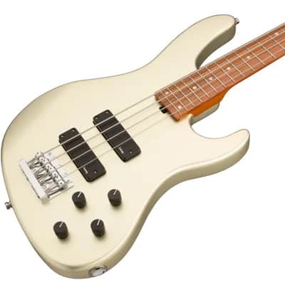 Sadowsky MetroExpress 24-Fret Modern Bass, Morado Fingerboard, 4-String - Solid Champagne Metallic High Polish image 1